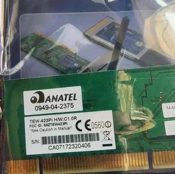 Trend Net TEW-423PI 54Mbps Wireless G PCI Adapter New in box - Picture 5 of 5